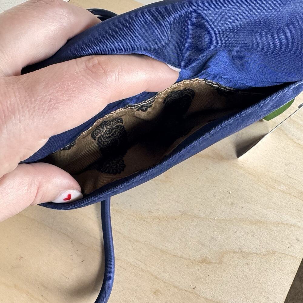NWT VERA BRADLEY Crossbody Purse Baird Hipster Peacoat solid Blue FREE SHIPPING - Picture 7 of 7